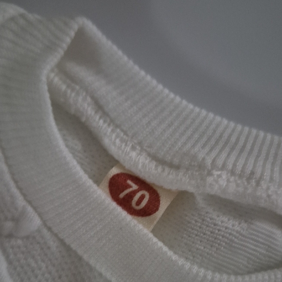 Textured White Jogger Pants Set - Picture 10 of 14